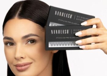pestanas en racimo con pre adhesivo nanolash